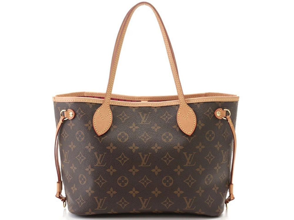 LOUIS VUITTON Neverfull Tote Bag Monogram Pivoine